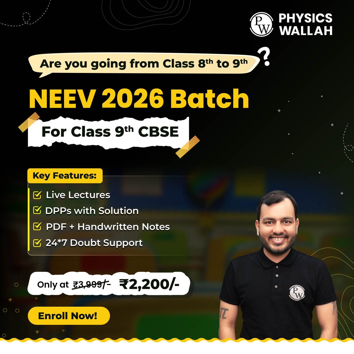 Neev (2026) Class 9 Online Batch