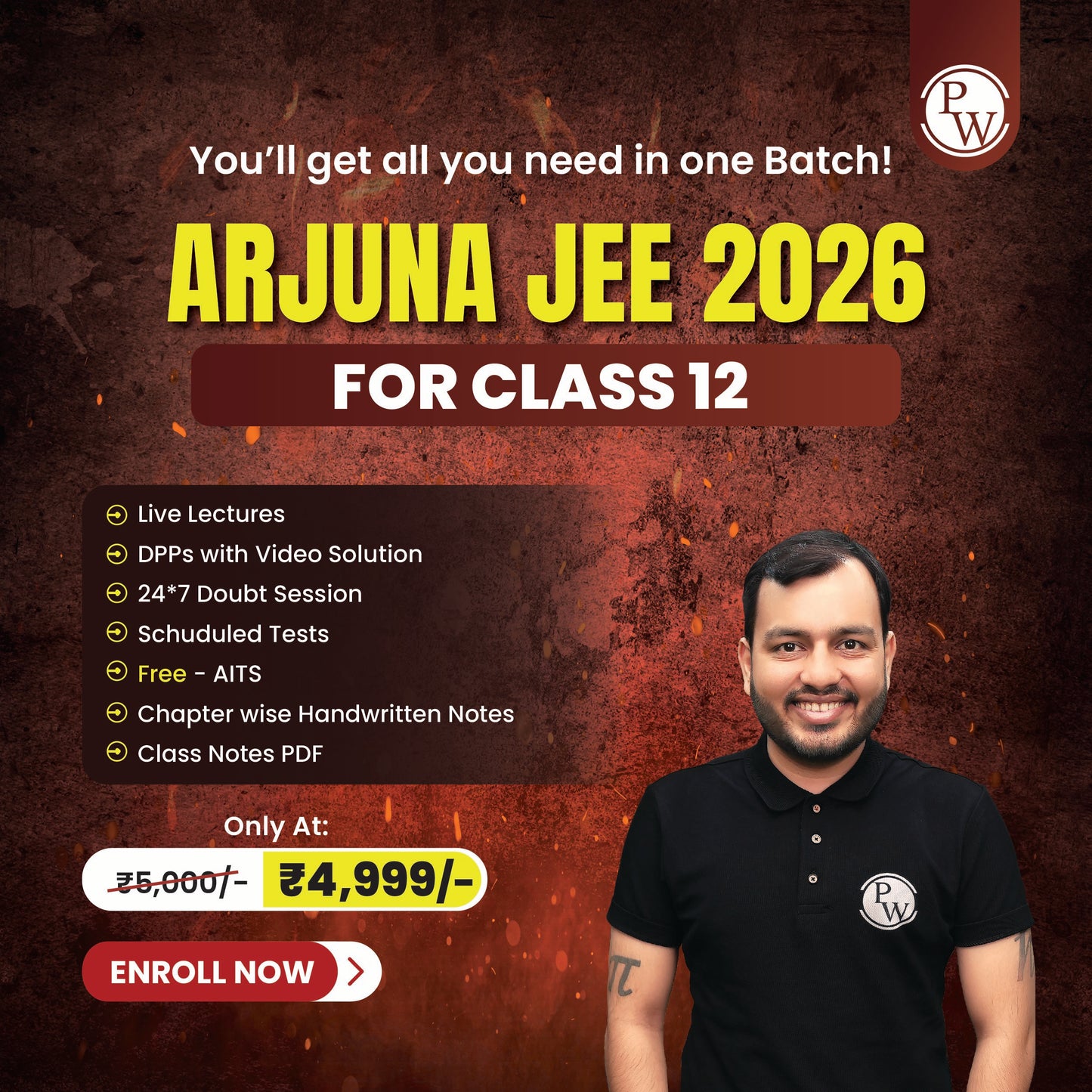 Arjuna JEE (2026) Class 11 Online Batch