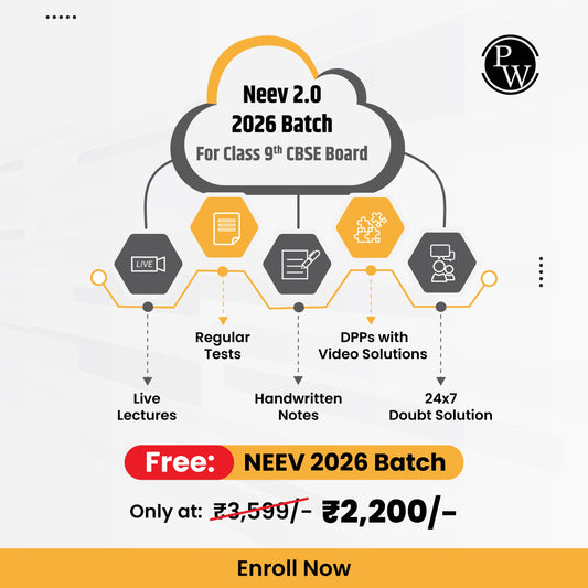 Neev 2.0 (2026) Class 9 Online Batch