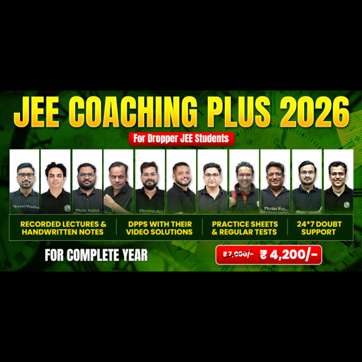 JEE Coaching Plus (2026) Dropper Online Batch