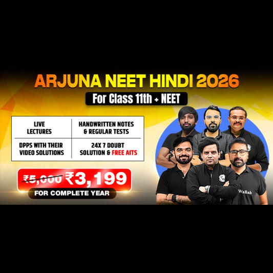 Arjuna NEET Hindi (2026) Class 11 Online Batch